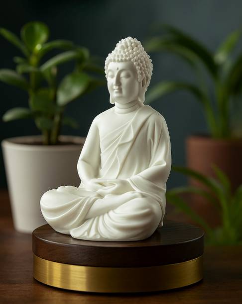 Mag Creation MAGIC CREATION Lord White Buddha Idol 5