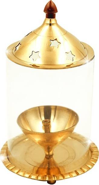 ROYALTRADERS Brass Table Diya